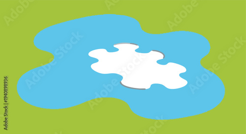 Boat Icon. Red Ship. Flat Design Illustration. Water Transportation. Nautical Travel.