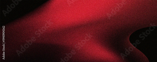 Vibrant red black grainy background glowing color gradient shape on dark noise texture banner header cover poster backdrop designPrint
