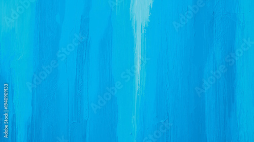 Blue Abstract Acrylic Paint Texture Background