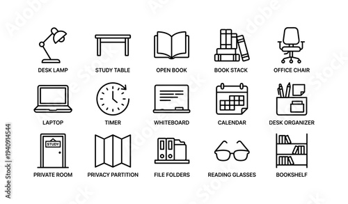 Office essentials visual guide: tools for study and organization