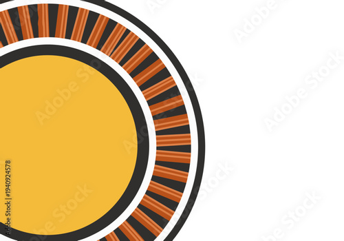 Detailed motor winding pattern on a vibrant blue background. Modern, graphic design element. Suitable for technical, industrial, or digital themes.