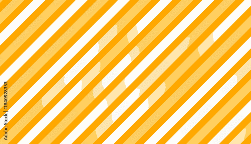 Obraz premium Pattern of diagonal orange and white lines