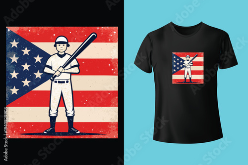 Hipster handsome male model with beard wearing white blank t-shirt and a baseball cap with space for your logo or design in casual urban style