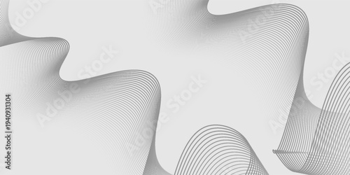 Abstract vector background with black wavy lines. EPS10