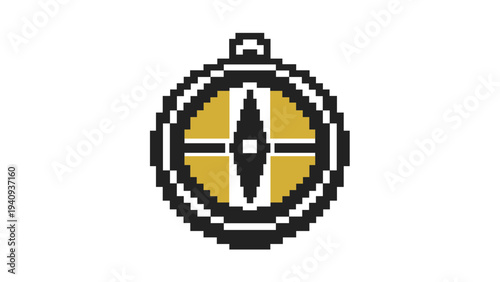 Retro Compass Navigation Icon