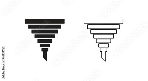 Tornado icons Vector
