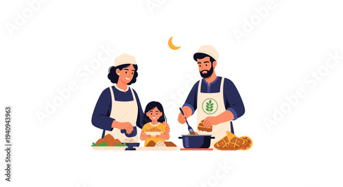 Happy multicultural chefs cooking pizza together in modern kitchen with fresh ingredients