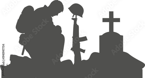 Memorial day tribute to fallen soldiers and military heroes