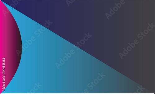 described features a visually striking vector graphic characterized by a smooth color gradient and distinct color transitions.