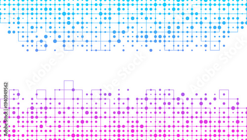 抽象的なネットワークイメージ