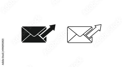 Email envelopes icons Vector
