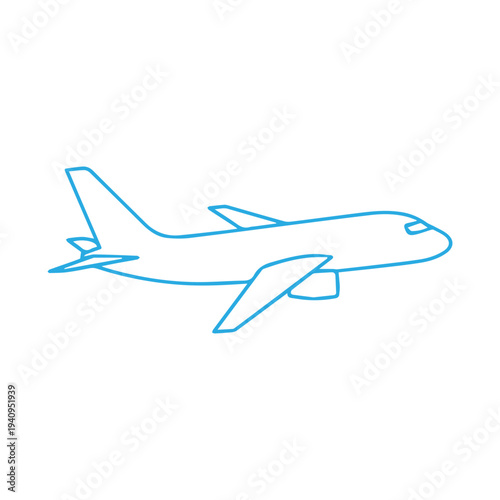 Airplane outline