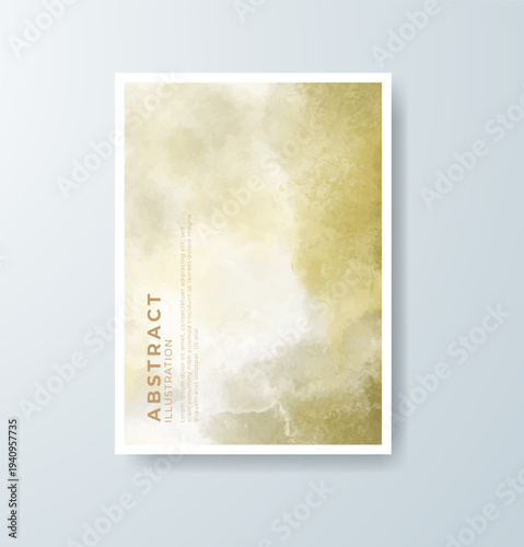 Cards with watercolor background. Design for your cover, date, postcard, banner, logo.