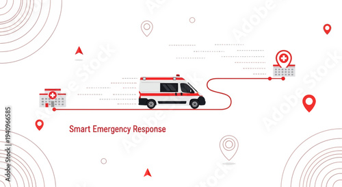 Smart Emergency Response: Ambulance Navigating to Hospital with GPS Tracking