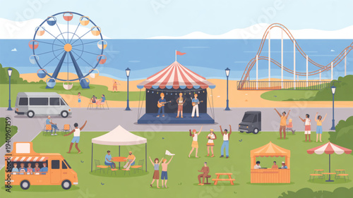 ferris wheel in the park