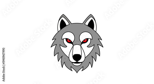 Green tree illustration on white background for environment and nature concepts