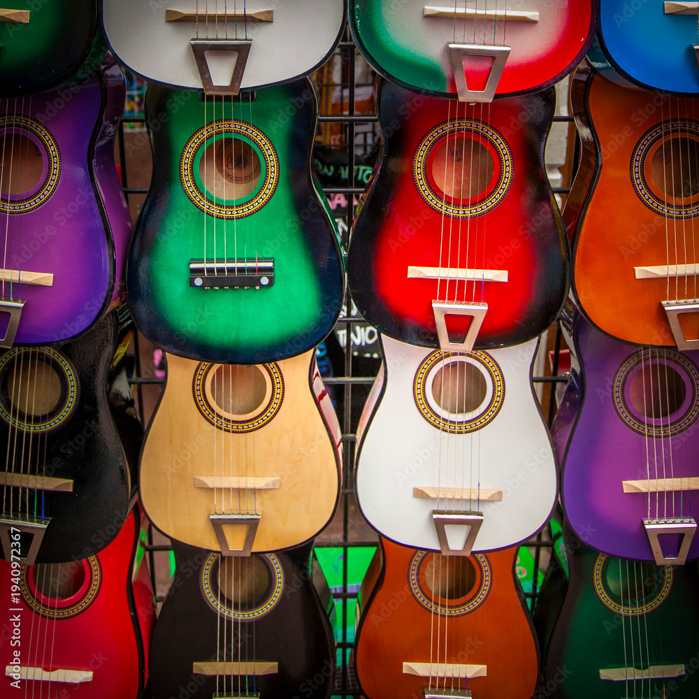 Fototapeta premium Mexican Guitars