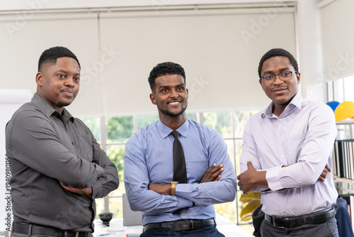 Team of three successful business leader.