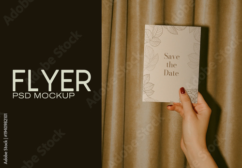 Elegant Flyer Mockup Design PSD