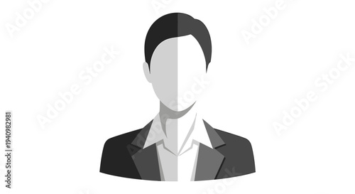 Professional Business Team Icon Representing Collaboration and Corporate Success
