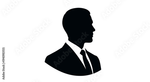 Professional Business Team Icon Representing Collaboration and Corporate Success