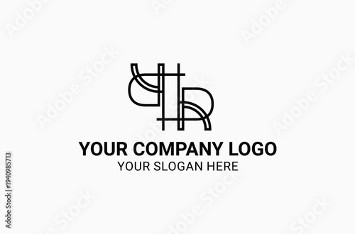 logo vector illustration for any company, business, brand.