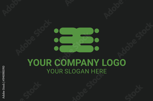 Creative simple logo template. symbol logo design vector illustration.