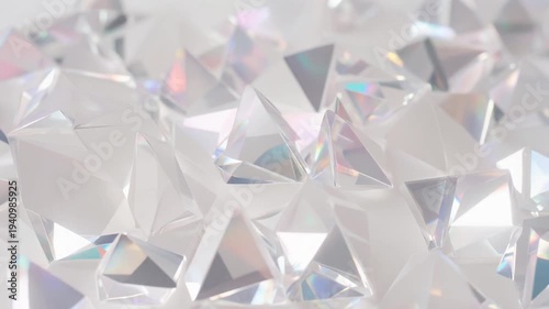 綺麗なクリスタルの背景素材