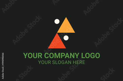 Simple creative logo design template illustration. graphic vector. Symbol, icon, creative.