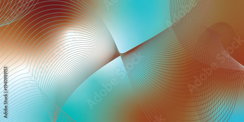 Abstract DarkTurquoise, DarkRed and white glowing curves sweeping across a dark atmospheric backdrop with scattered micro sparkles, modern digital tech theme, vector style