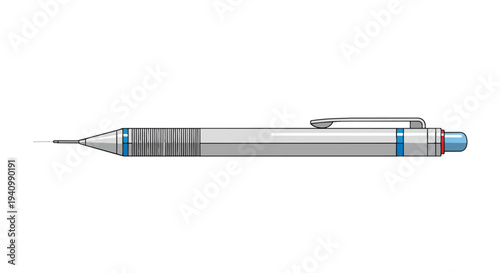 Precision drafting tool with a finely pointed tip and ergonomic textured grip, ideal for detailed artwork and technical illustration