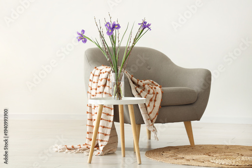 Interior of light living ro...