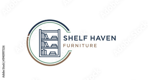 Shelf Haven Furniture Logo Design Element.