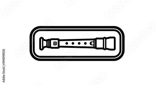 Simple Black Watch with Leather Strap.