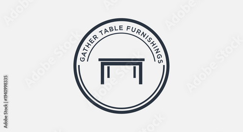 Logo for Gather Table Furnishings Company.