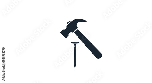 Hammer and Nail Tool Equipment.