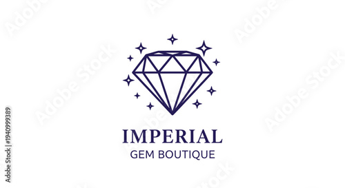 Diamond Logo Design for Luxury Jewelry.