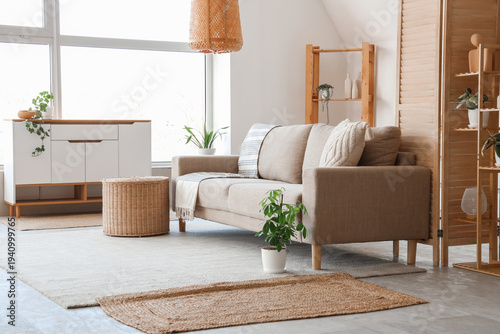 Interior of living room wit...