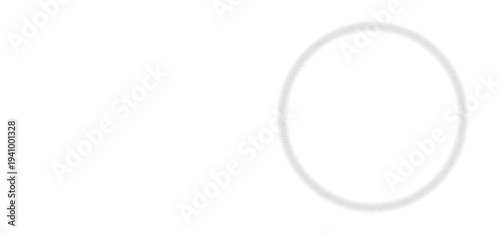 White Circular Ring Frames. Bright white neon glow circular ring circle frame border with empty center space and glowing lighting effect on transparent background png design.