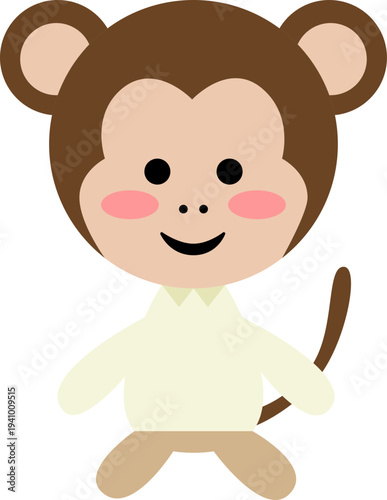 Cute Monkey Character