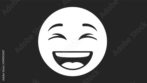 Laughing Emoji Face with Closed Eyes.