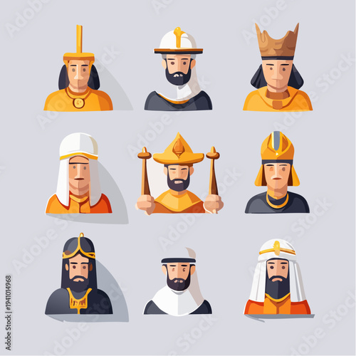 Ten Plagues of Egypt Icon Set - Educational Passover Symbols for Children's Haggadah, School Activities, and Pesach Storytelling