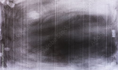 Photocopies of a black and white sheet of paper with a background or texture with grain and noise illustration