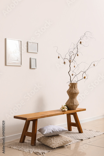 Vase with tree branches, Ea...