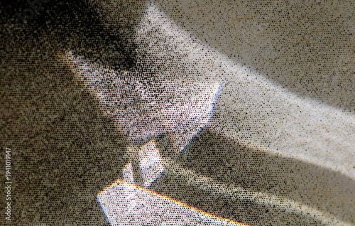 Abstract grainy prism light reflection black and white vintage background ,leak overlay effect. Template, trend design, creative defocused effect .