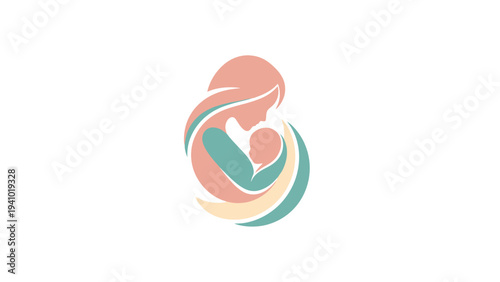 Abstract Heart Logo Design Element.