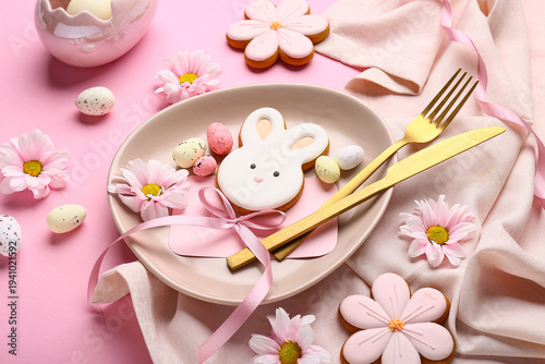 Stylish table setting with ...