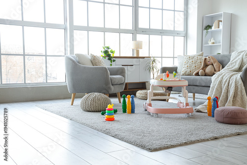 Interior of living room wit...