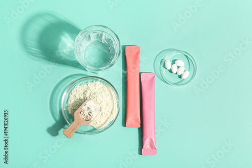 Collagen sticks with powder...