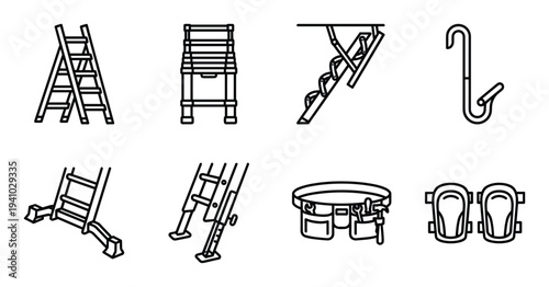 Construction ladders and tool belt for handyman and contractor one hundred character limited